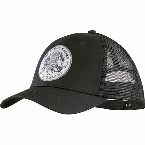 Fjallraven Men Fikapaus Hats Black PH306354 Philippines